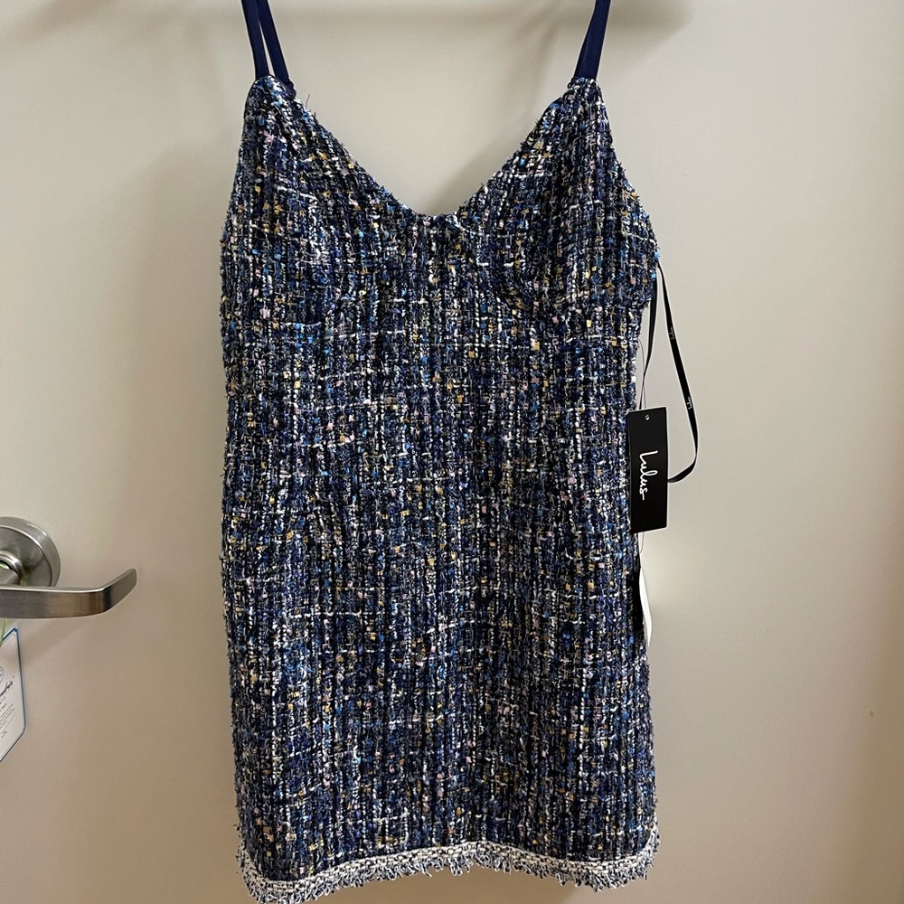 Lulu’s tweed mini dress brand new with tag